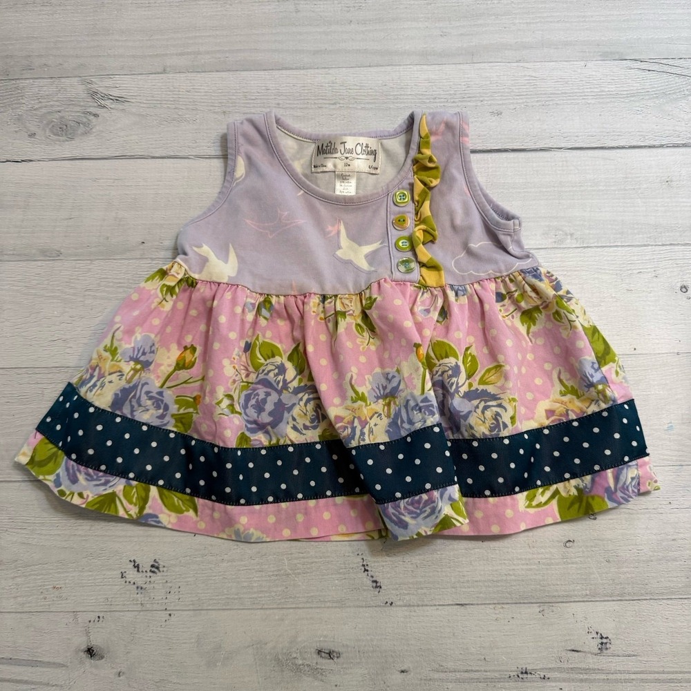 Matilda Jane girls‎ floral tank dress 12 months